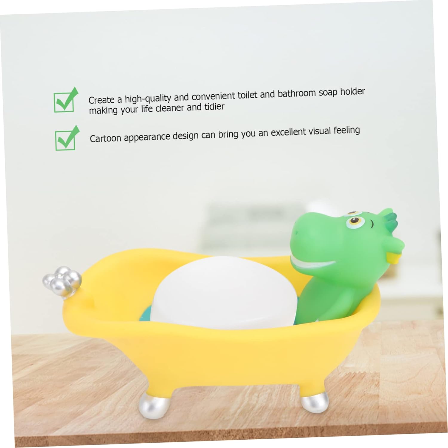 Dinosaur Shape Cartoon Bath Soap Holder