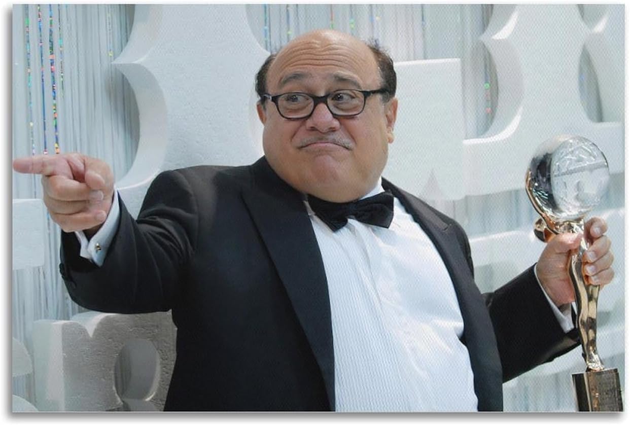 Danny DeVito Film Star Poster Canvas Wall Art 12x18inch