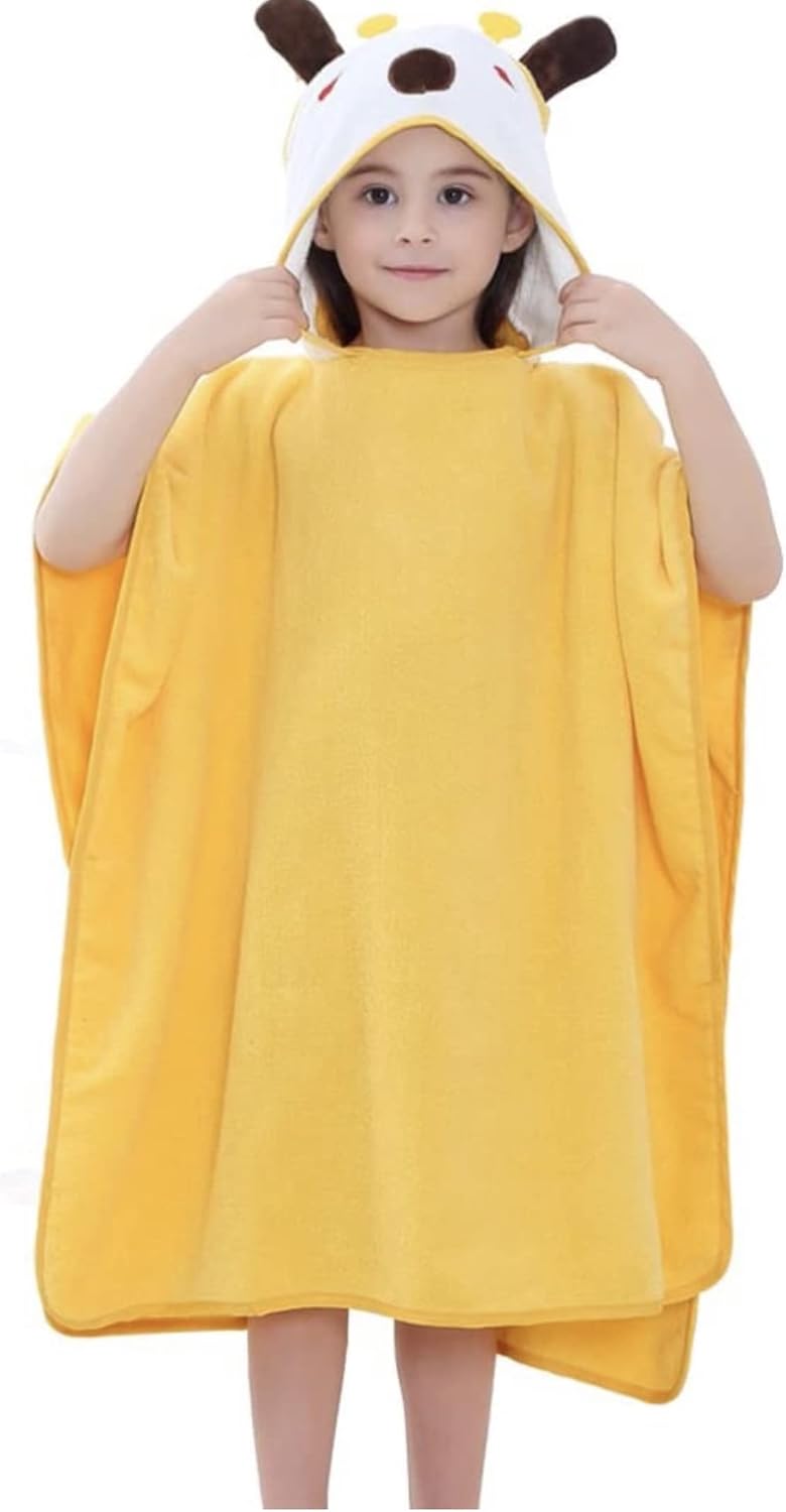Premium Toddler Hooded Beach Towel for Boys Girls