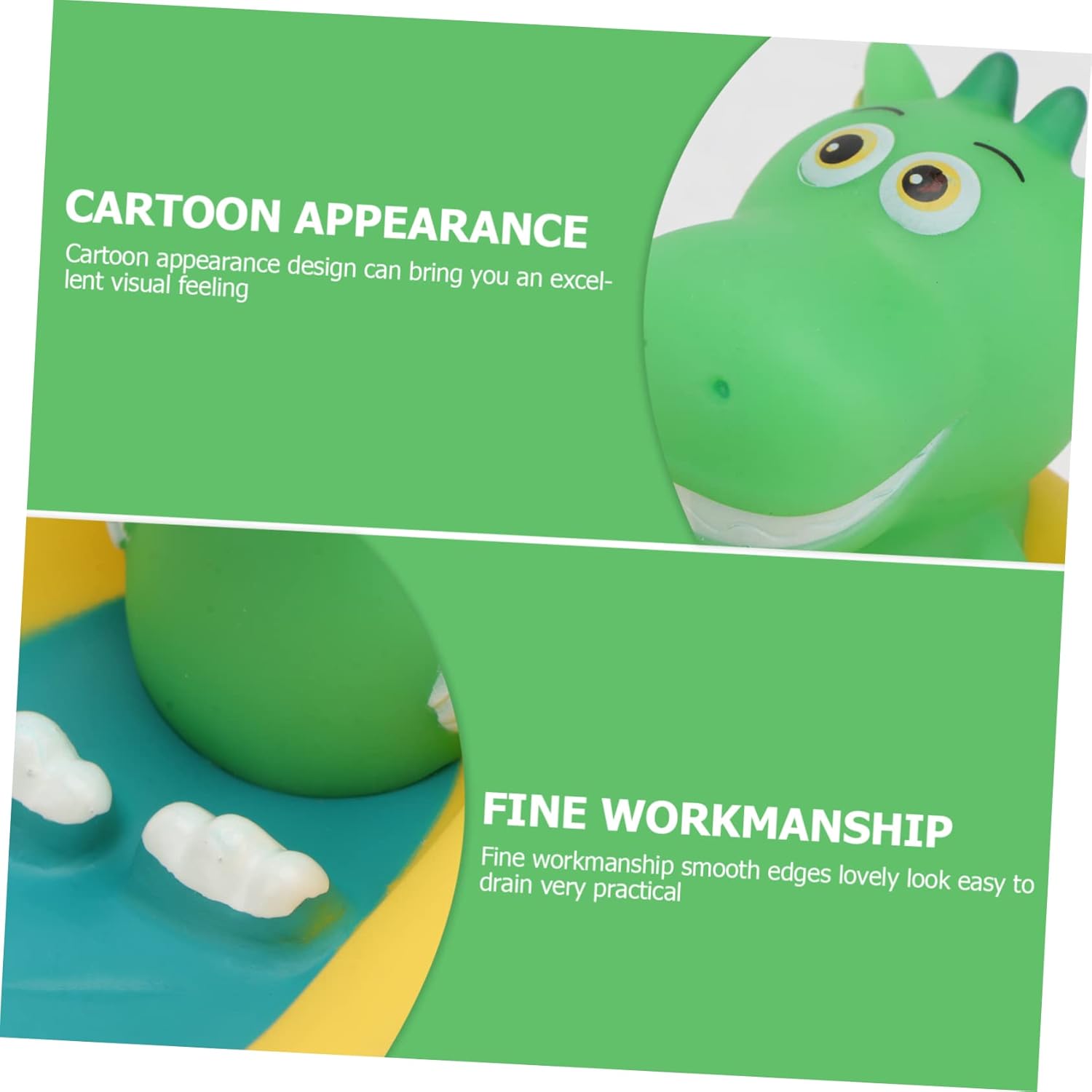 Luxshiny Dinosaur Soap Dish for Kids