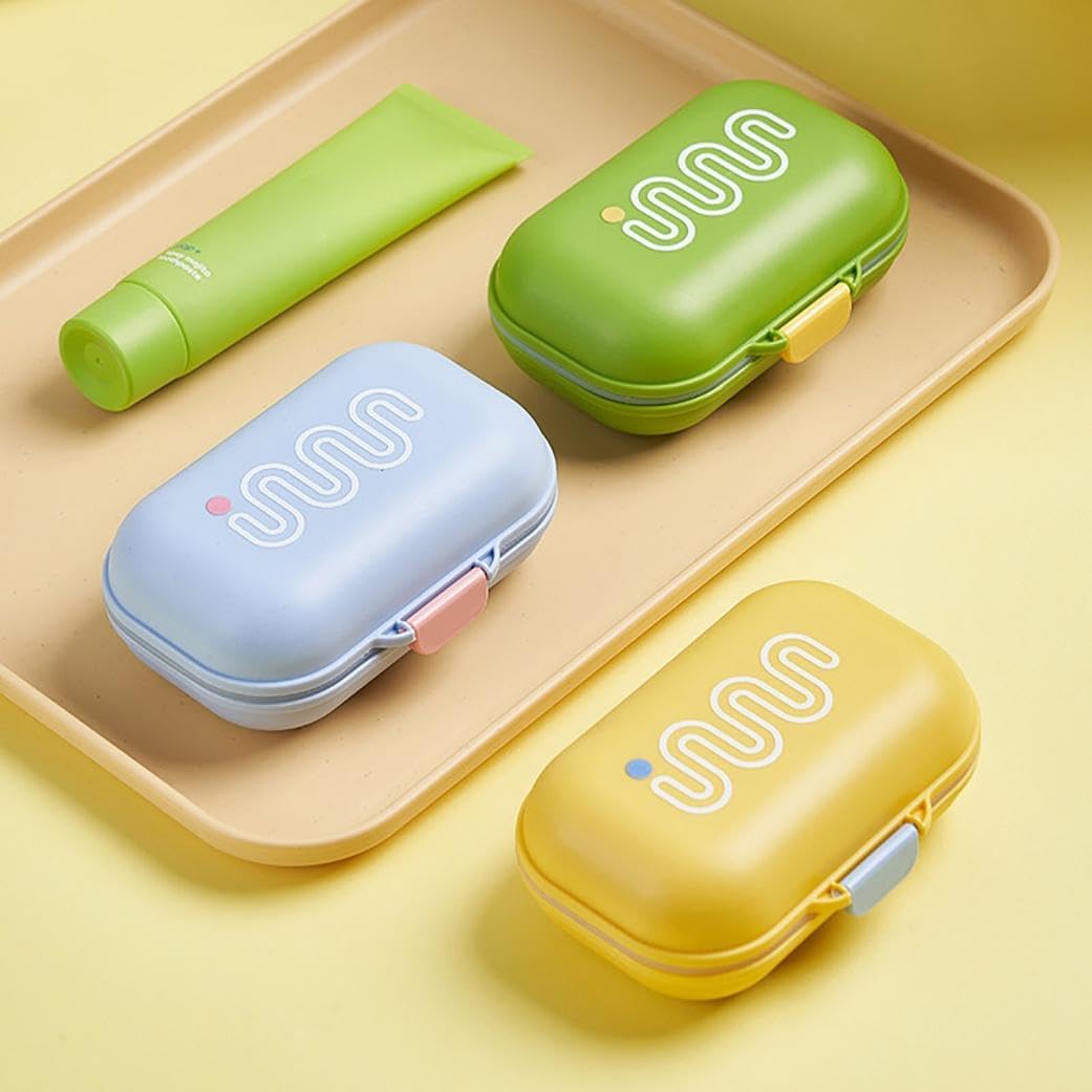 Travel Soap Case with Leakproof Lid and Durable Design