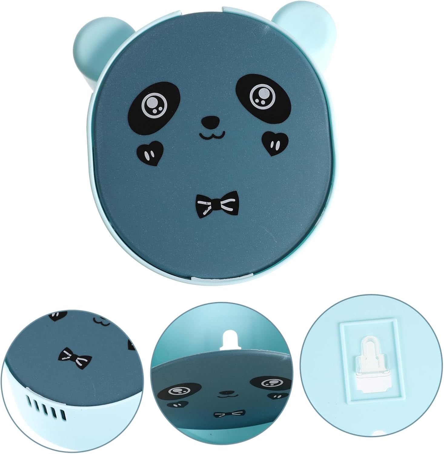 Wall Mount Soap Box Cartoons Bear Design Bathroom Holder