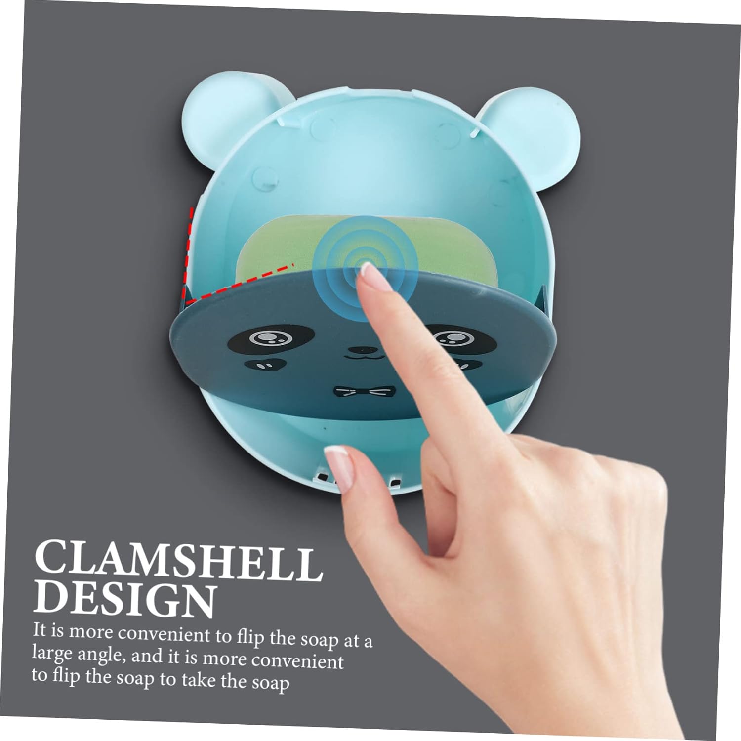Bathroom Soap Holder with Cartoon Design for Easy Use