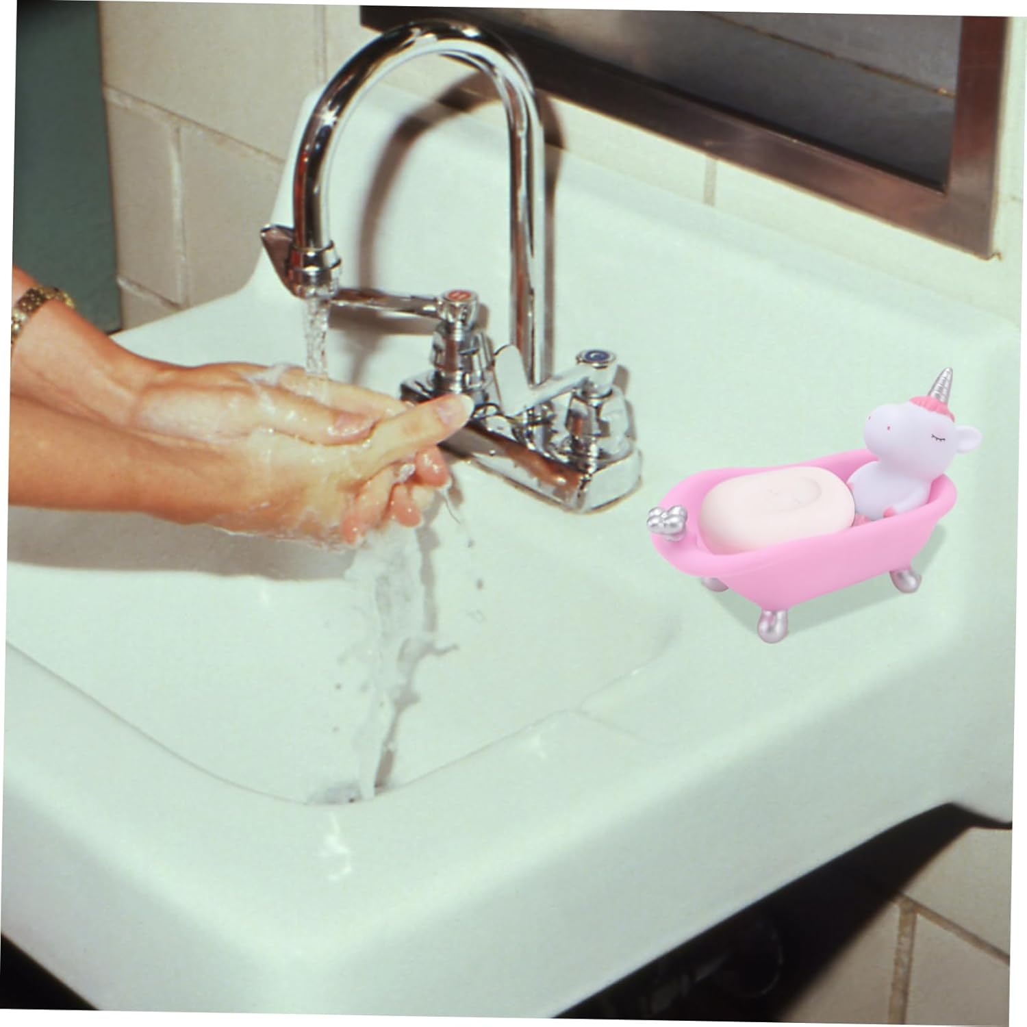 Summer Unicorn Soap Box Bathtub Soap Holder for Kids