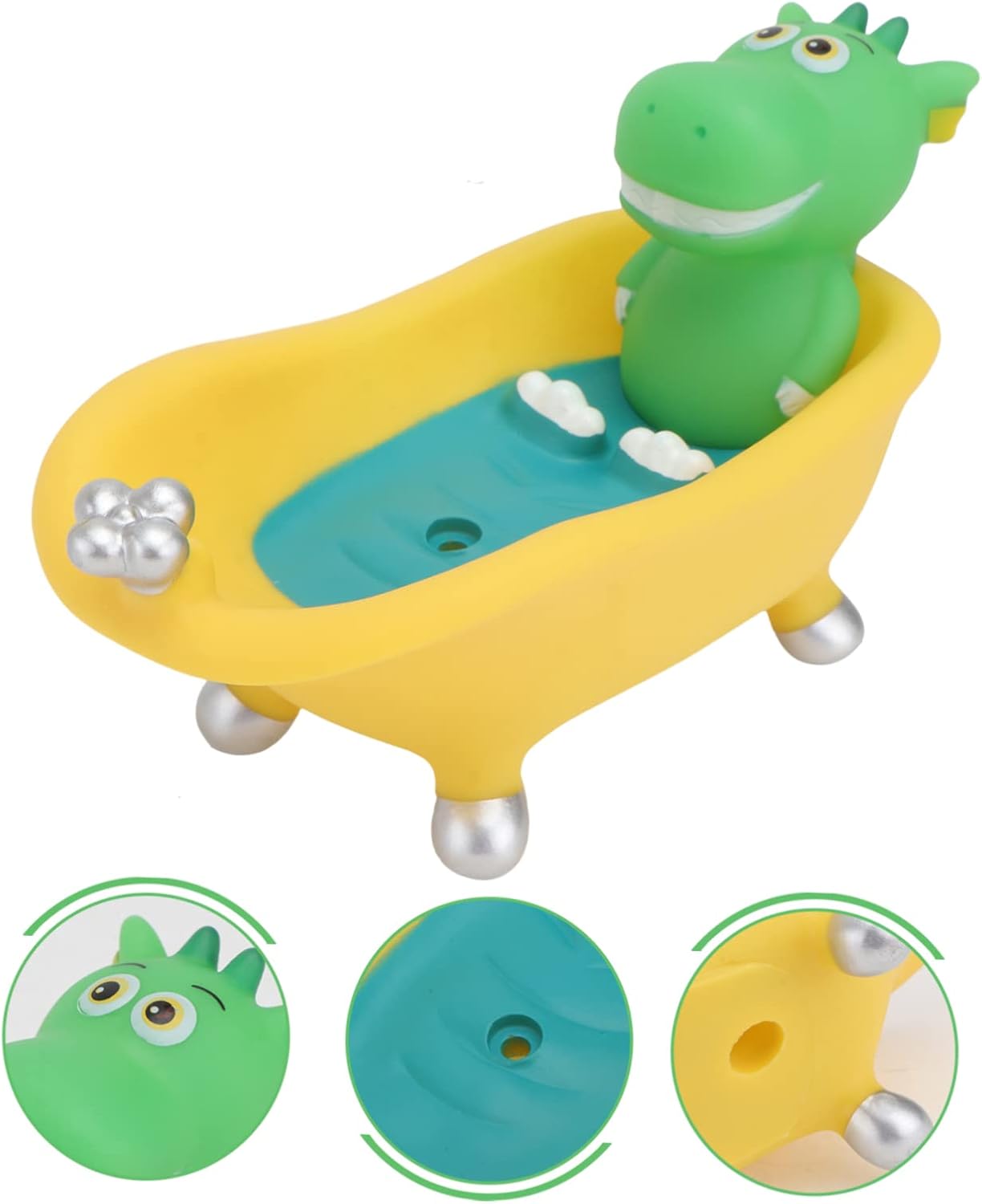 Luxshiny Dinosaur Soap Dish for Kids