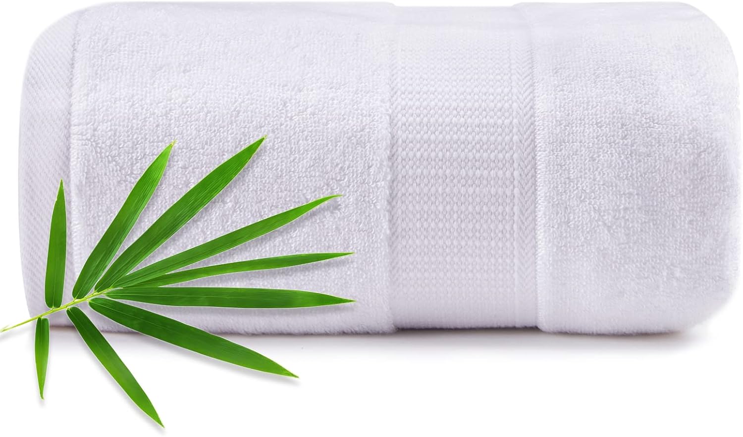CANFOISON Extra Large Bath Towel 35x70 White