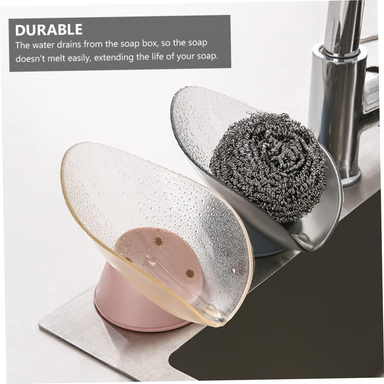 GLEAVI Leaf Shape Soap Holder 2Pcs Creative Storage Container for Bathroom