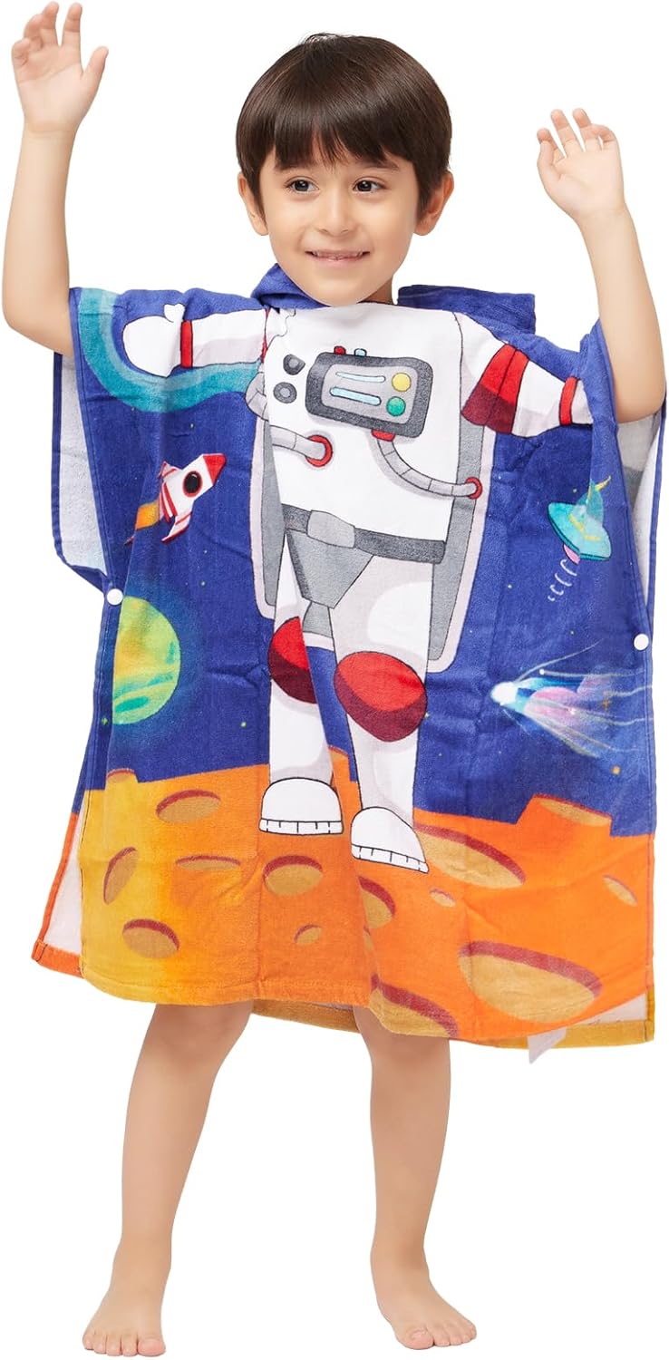 100 Cotton Hooded Towel for Toddlers 2-6 Years 1
