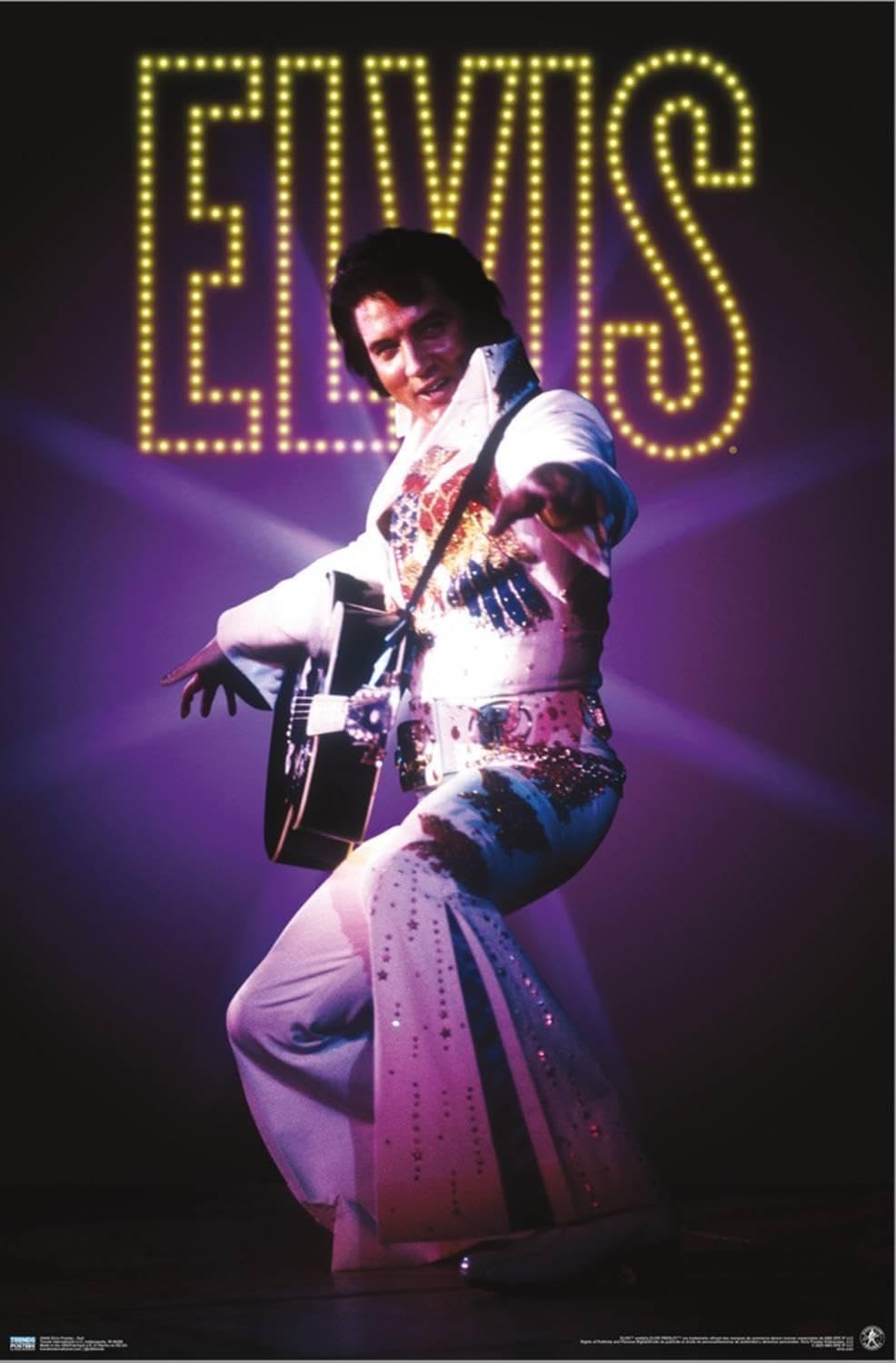 Trends International Elvis Presley Canvas Wall Poster