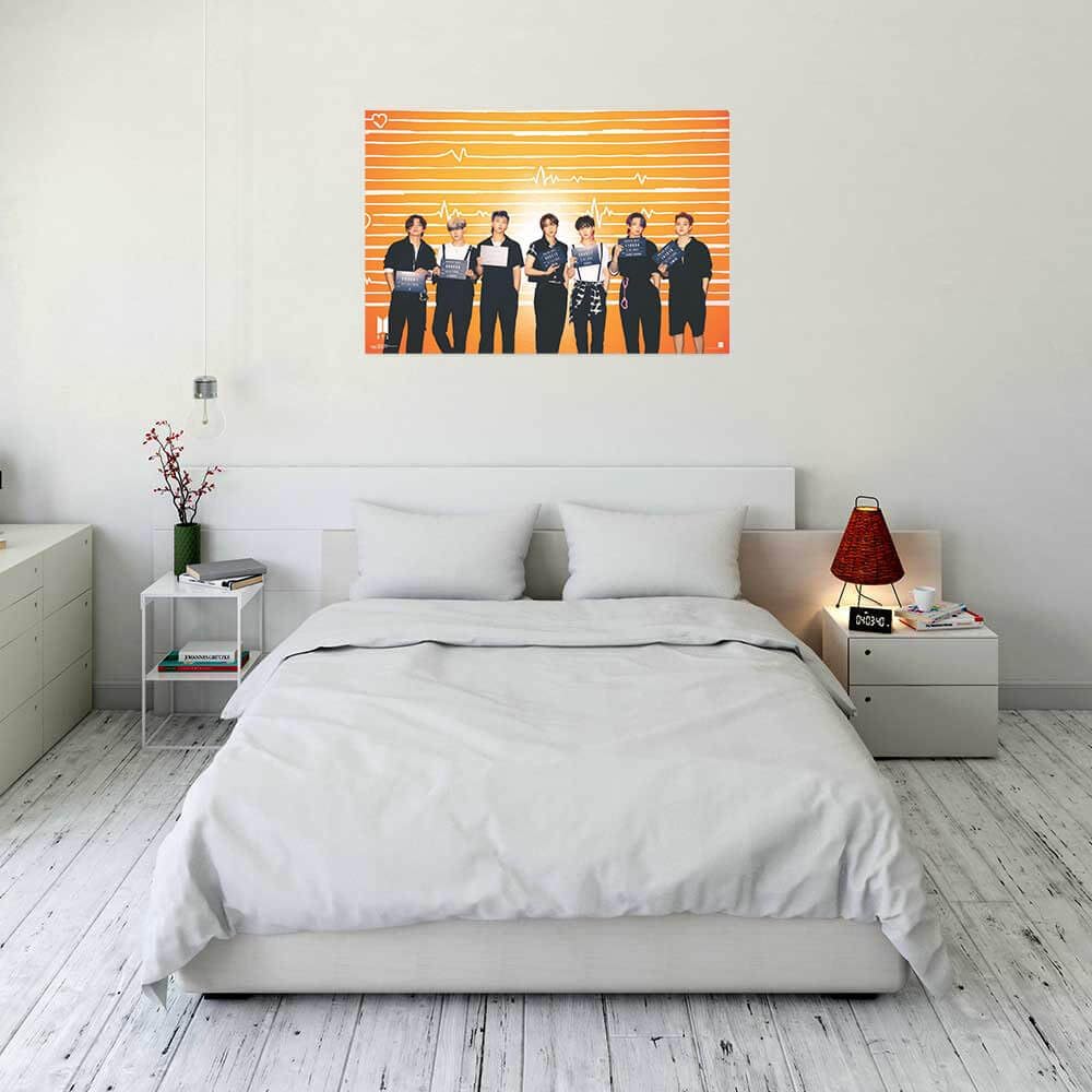 BTS Lineup K-Pop Band Poster 36x24