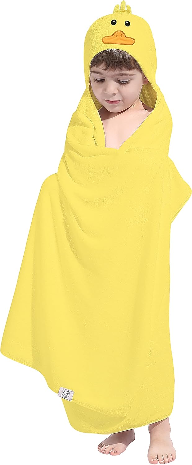 HIPHOP PANDA Hooded Towel for Kids - Bamboo Viscose 30x50 Inch