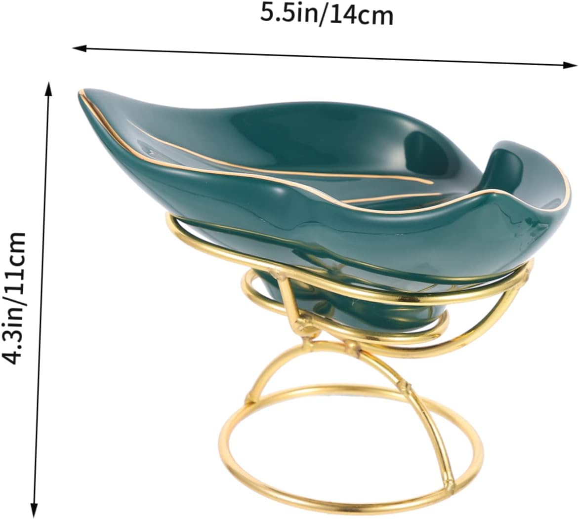 Ciieeo Cute Cartoon Mermaid Soap Holder for Kids Ceramic Bathroom Stand