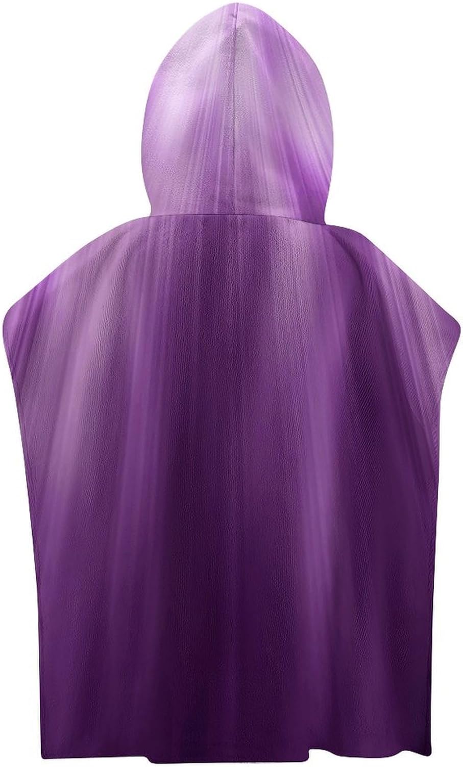 Kids Hooded Bath Towel Purple with Light Print
