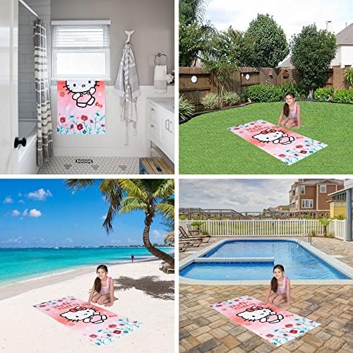 Franco Hello Kitty Cotton Beach Towel 58x28