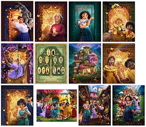 Encanto Posters Wall Art Decor Set of 12 Prints 8x10