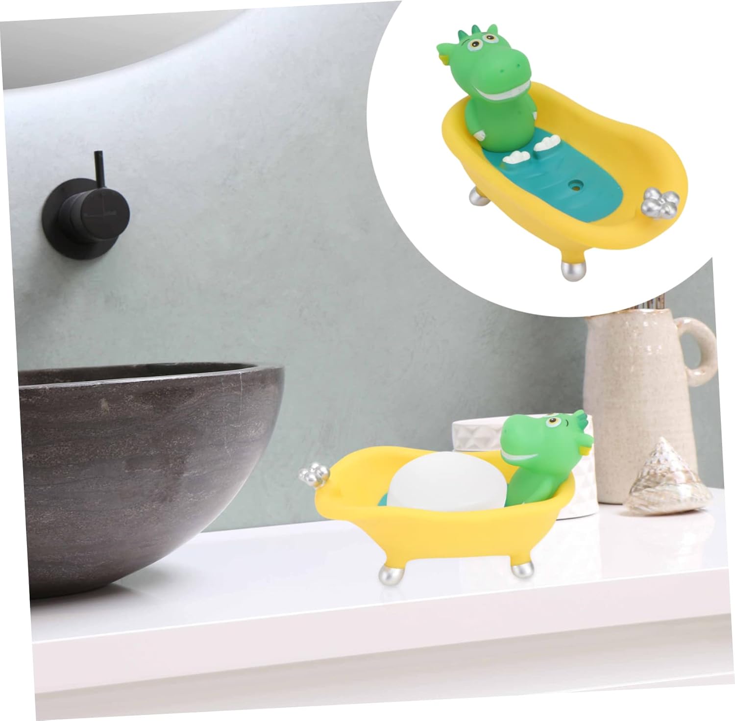 Dinosaur Shape Cartoon Bath Soap Holder