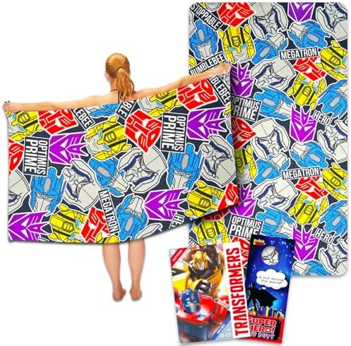 Transformers Bath Towel Set for Kids