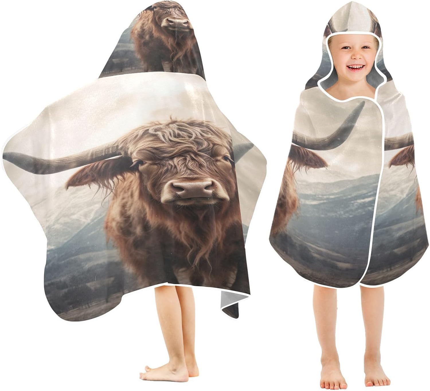 Kigai Hooded Towel for Kids - Soft and Reusable