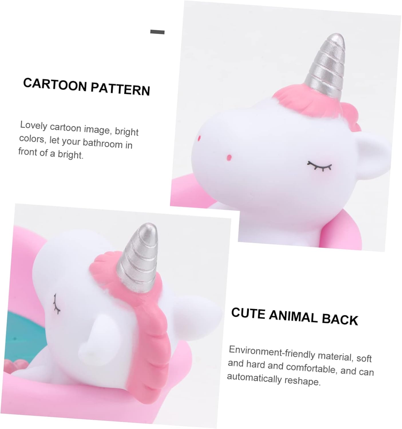 Summer Unicorn Soap Box Bathtub Soap Holder for Kids