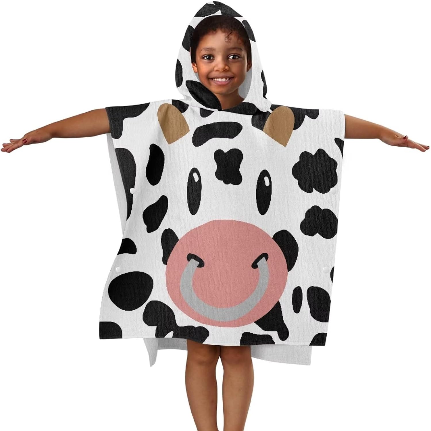 Goronwyfloyd Cow Children Hooded Bath Towel