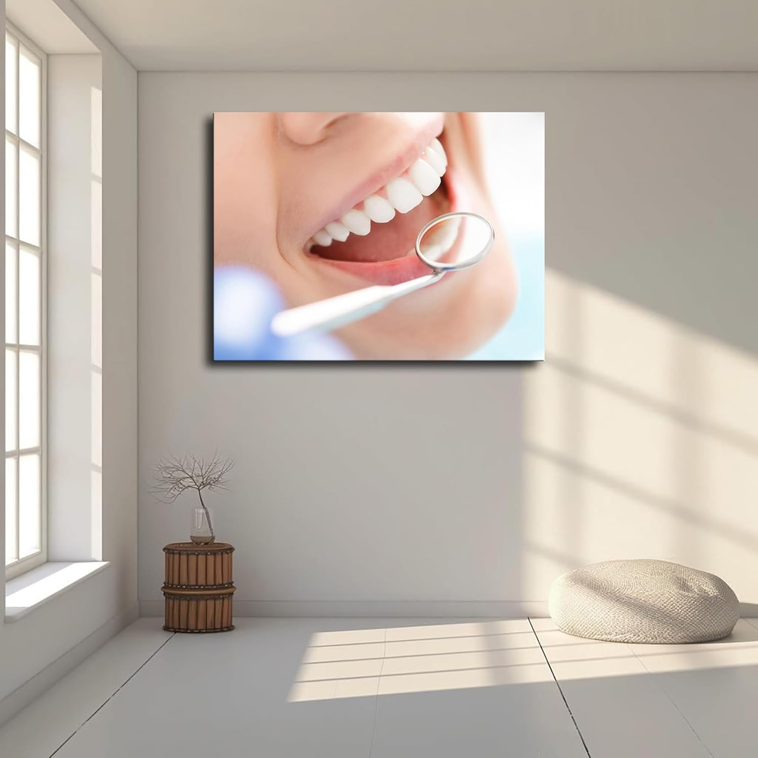 Dental Clinic Tools Orthodontic Poster Canvas Wall Art Print 24x32 Inch Unframed