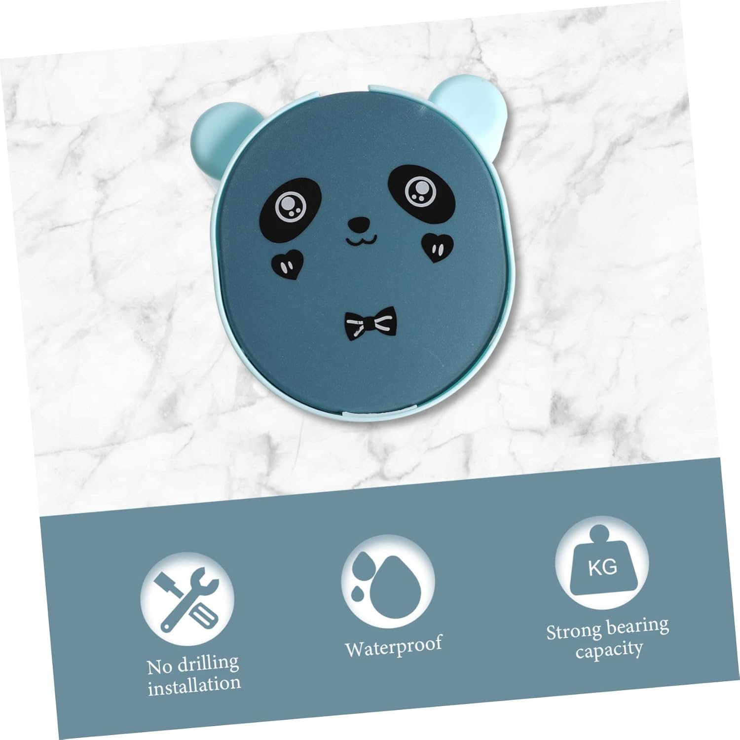 ABOOFAN Wall Mounted Cartoon Soap Holder with Drainage