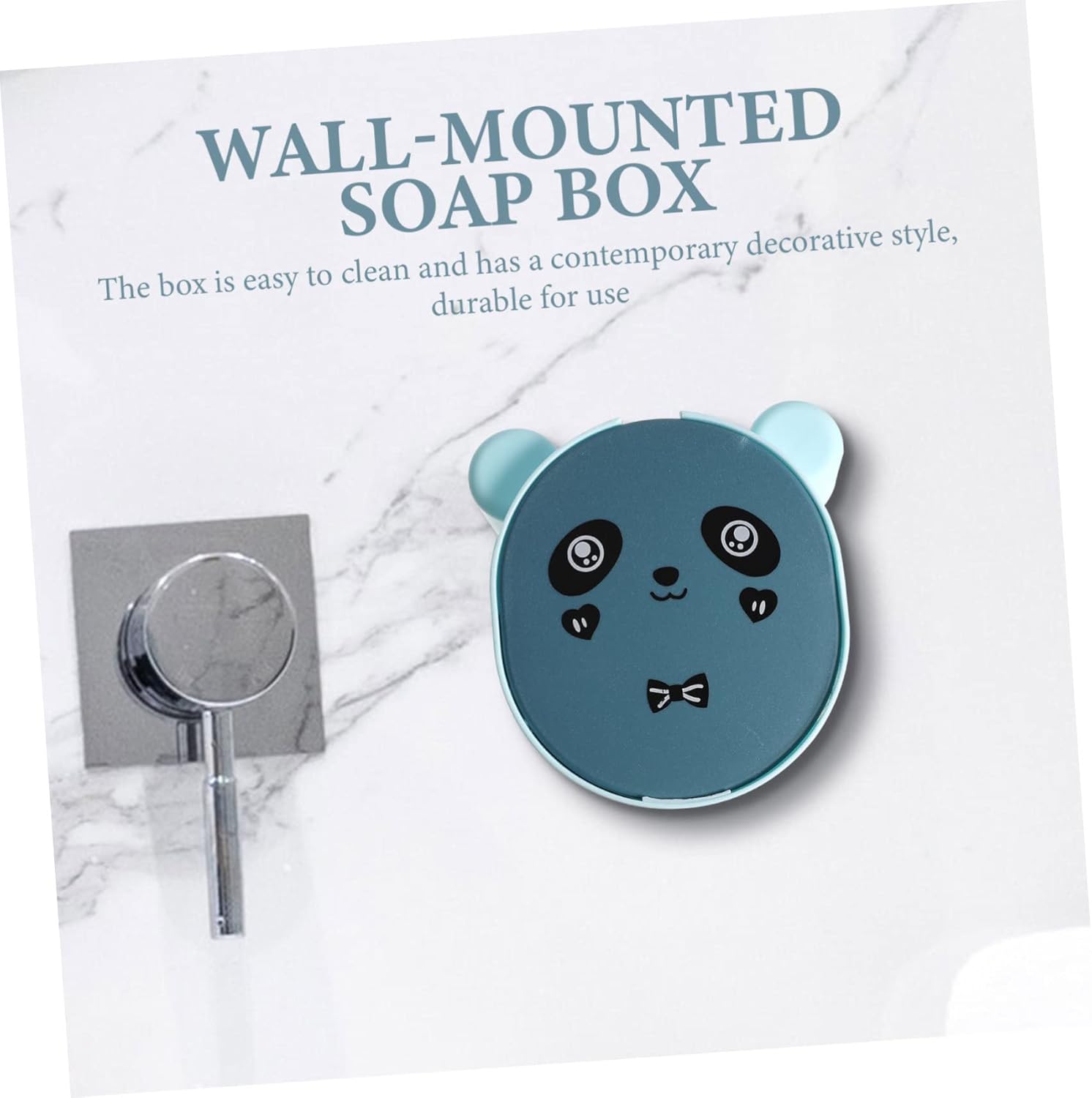 Stylish Wall-Mounted Cartoon Soap Holder for Bathroom