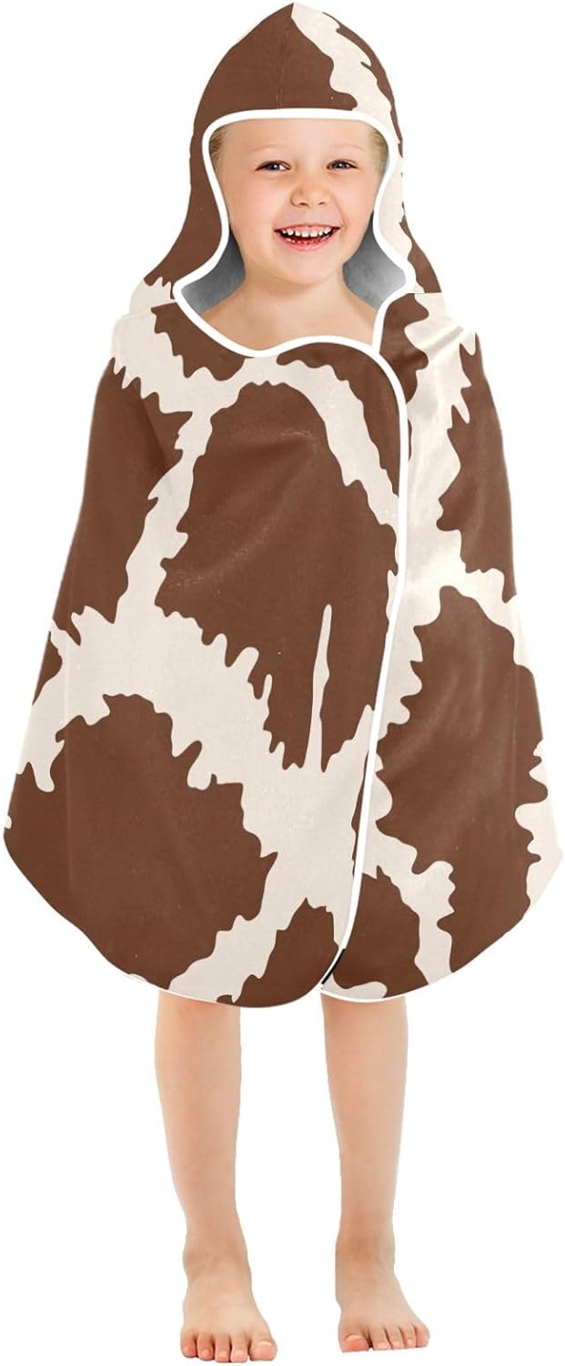 Susiyo Kids Hooded Bath Towel Giraffe Skin 235x50 Inch
