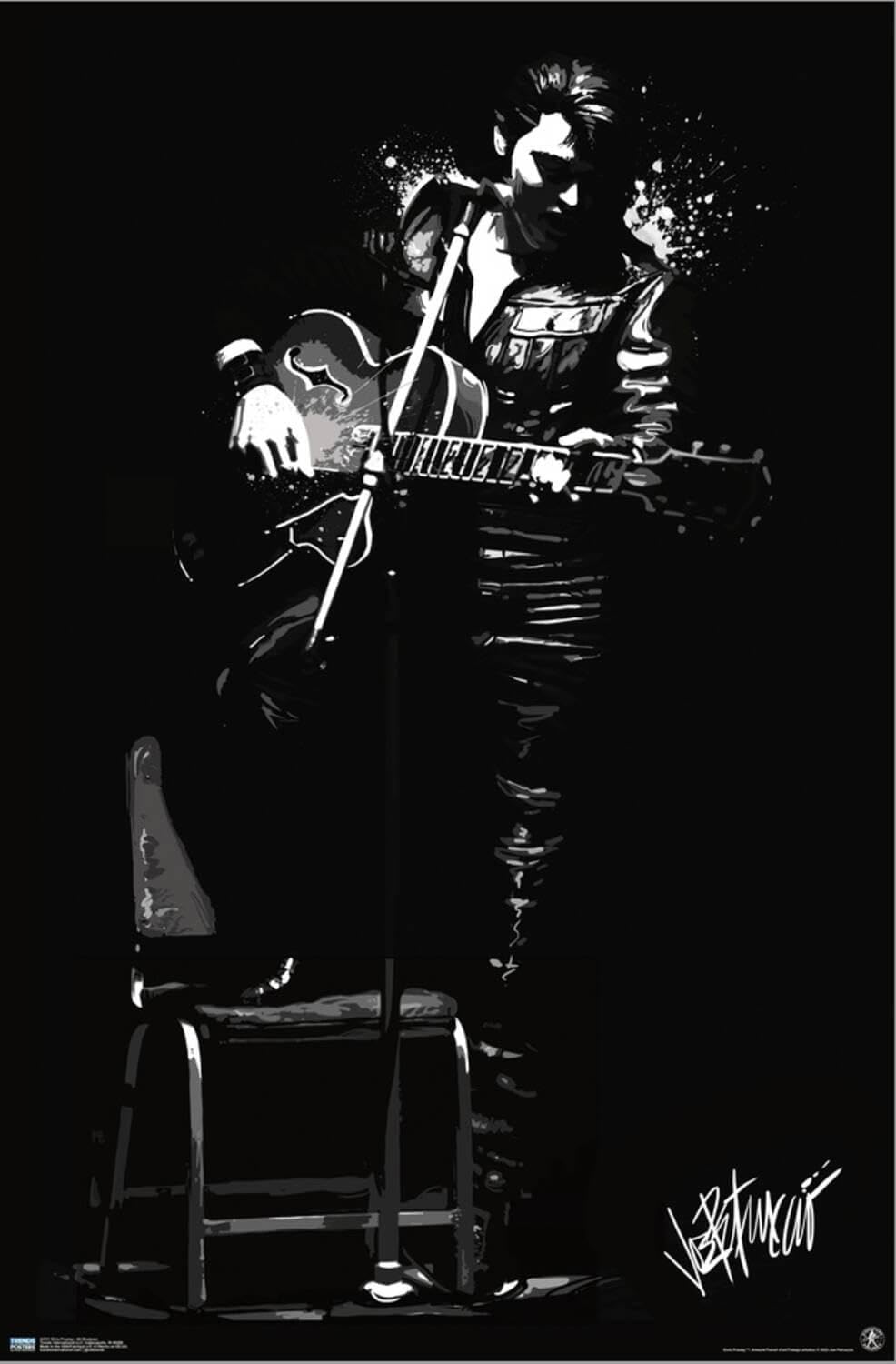 Trends International Elvis Presley 68 Shadows Wall Poster