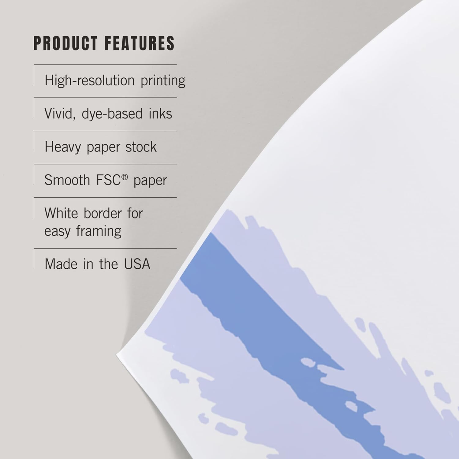 Lantern Press 8x12 Art Print Big Sky Montana Snowboard Stylized 1