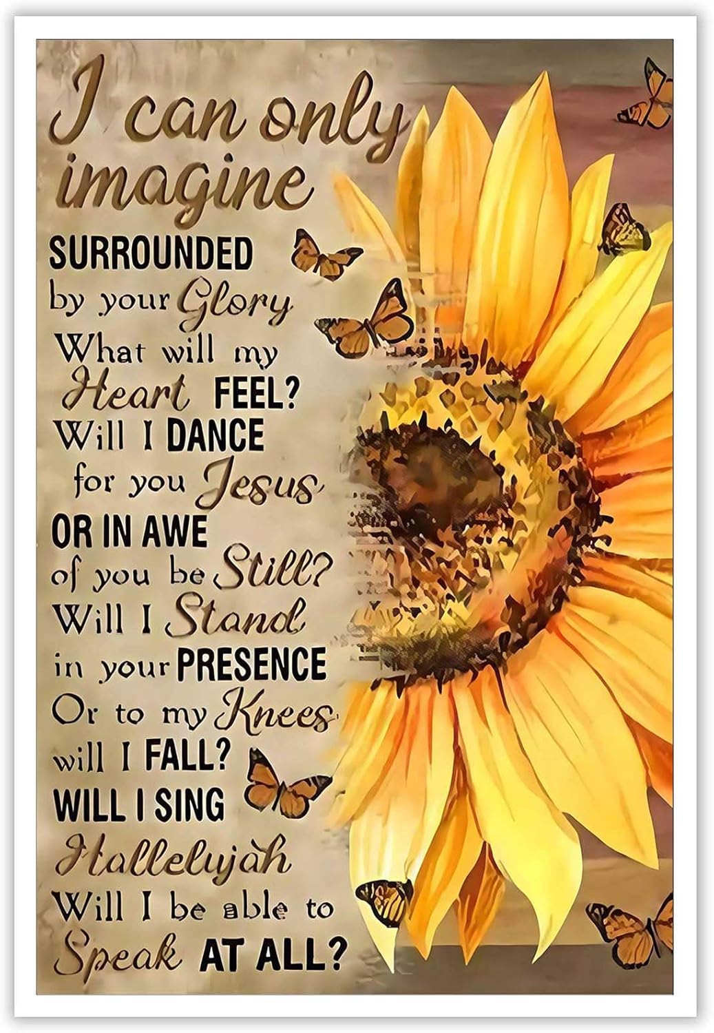 Sunflower Motivational Poster Please Be Positive