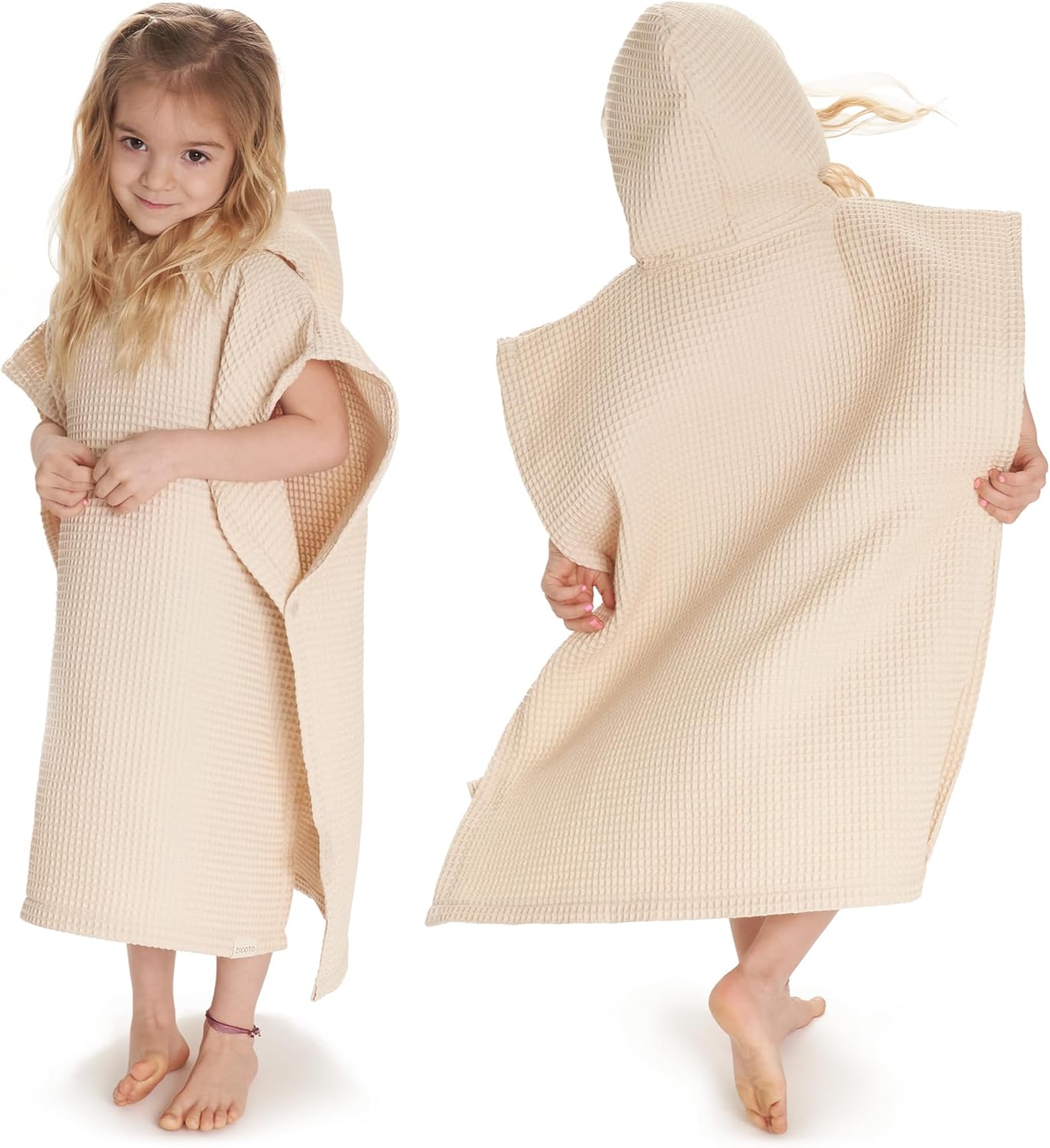 ZICOTO Soft Hooded Beach Towel for Kids 1