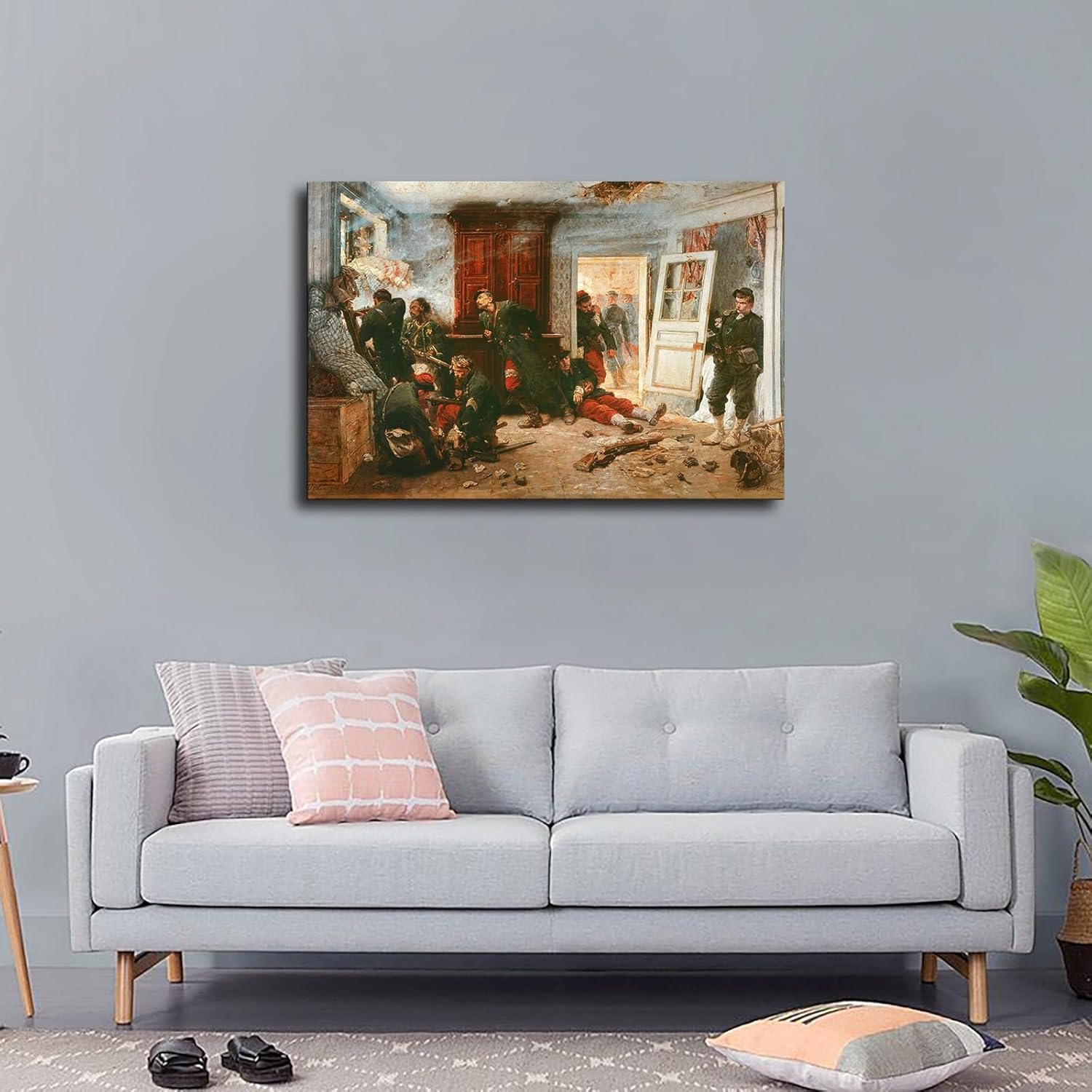 The Last Bullet Poster Canvas Art 20x30inch Unframed