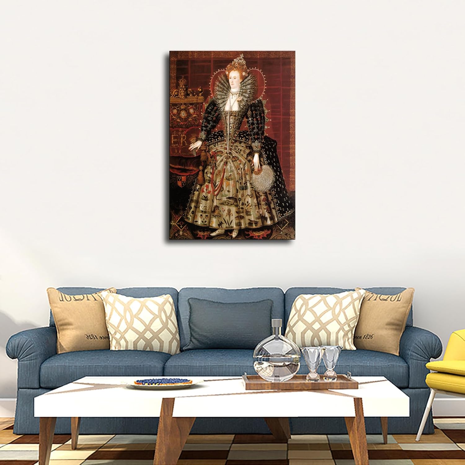 Queen Elizabeth I Portrait Poster 8x12 Inch Unframed