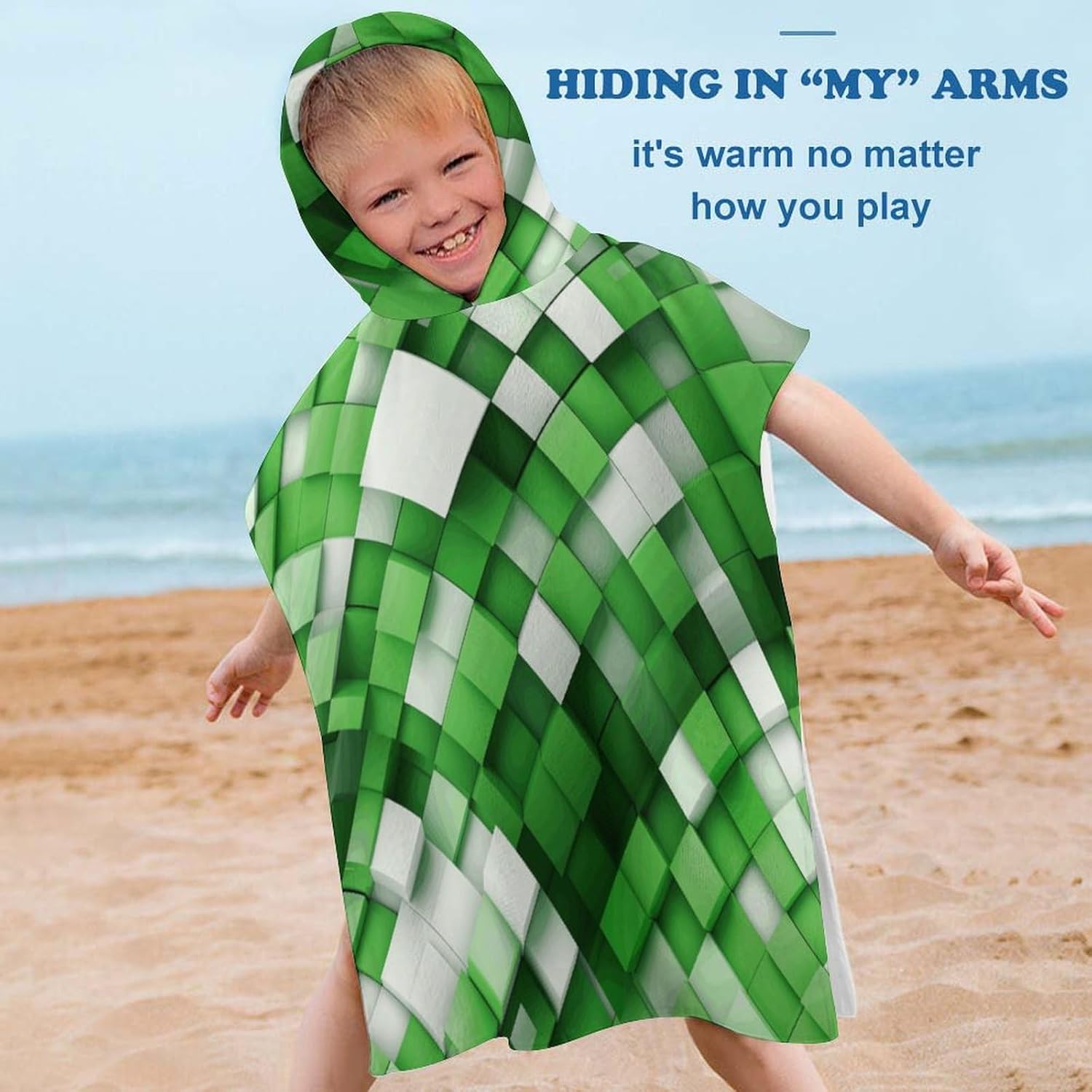 Kids Bath Towel with Hooded Design