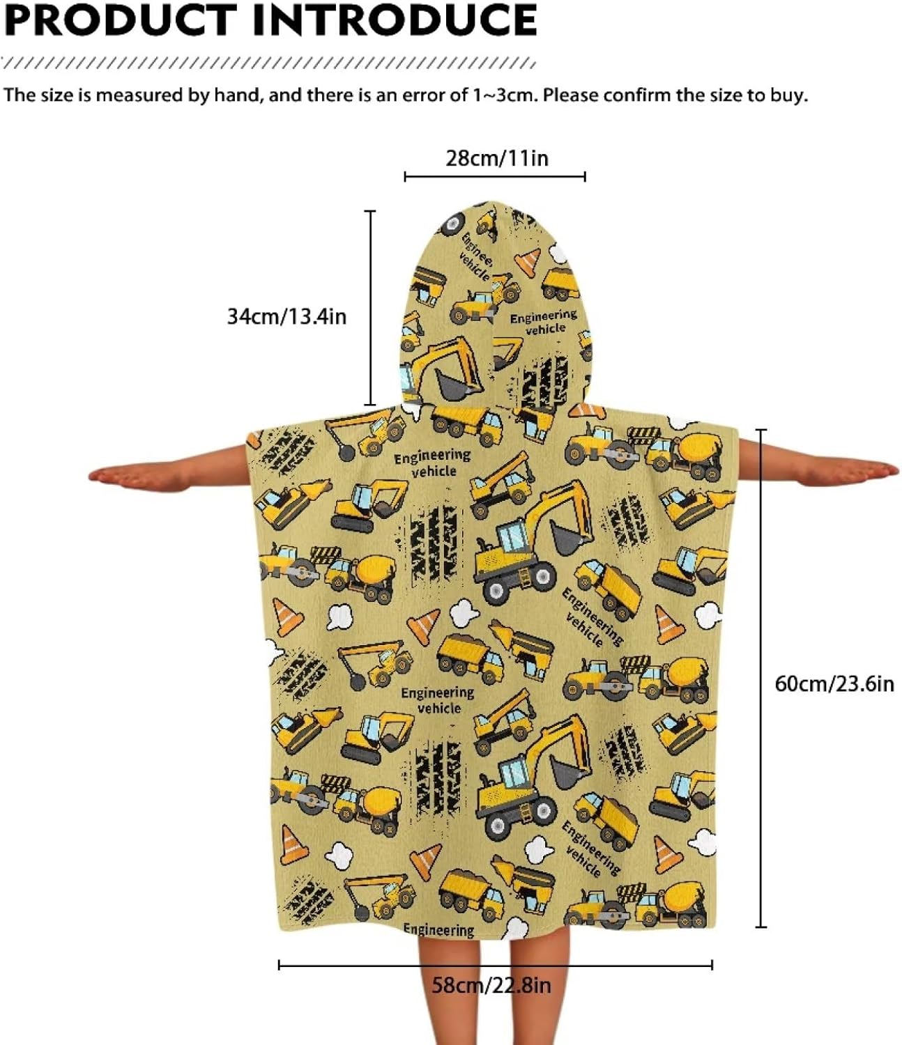Mintulipy Cartoon Car Kids Bath Towel