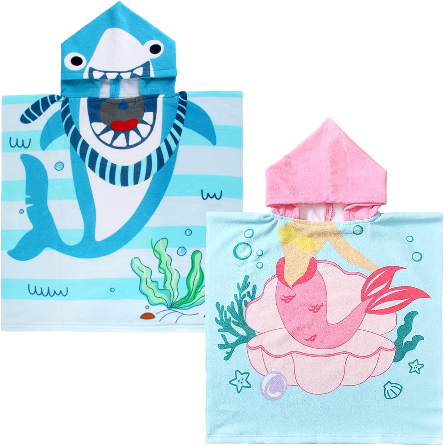 NovForth Toddler Hooded Beach Towel Poncho