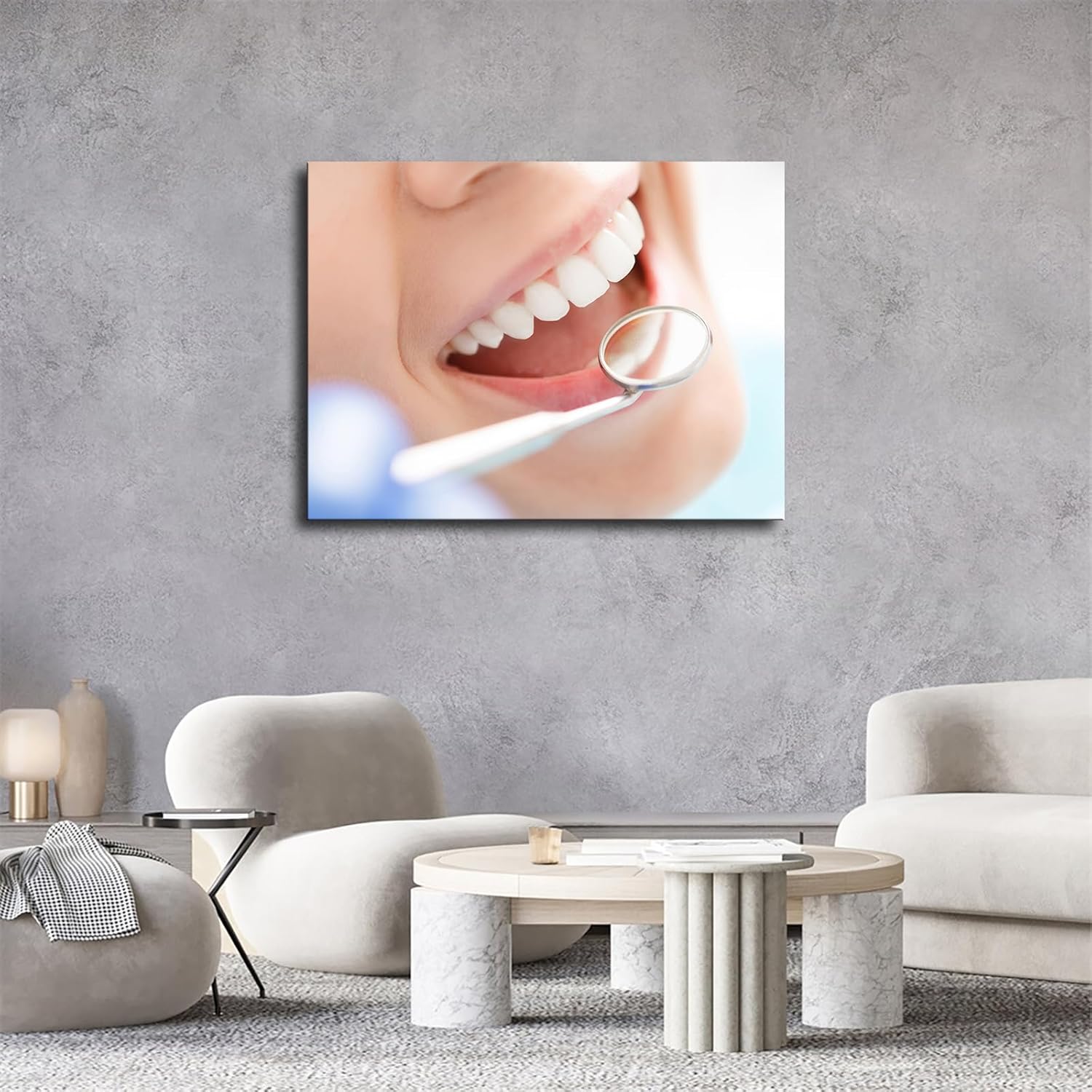 Dental Clinic Tools Orthodontic Poster Canvas Wall Art Print 24x32 Inch Unframed