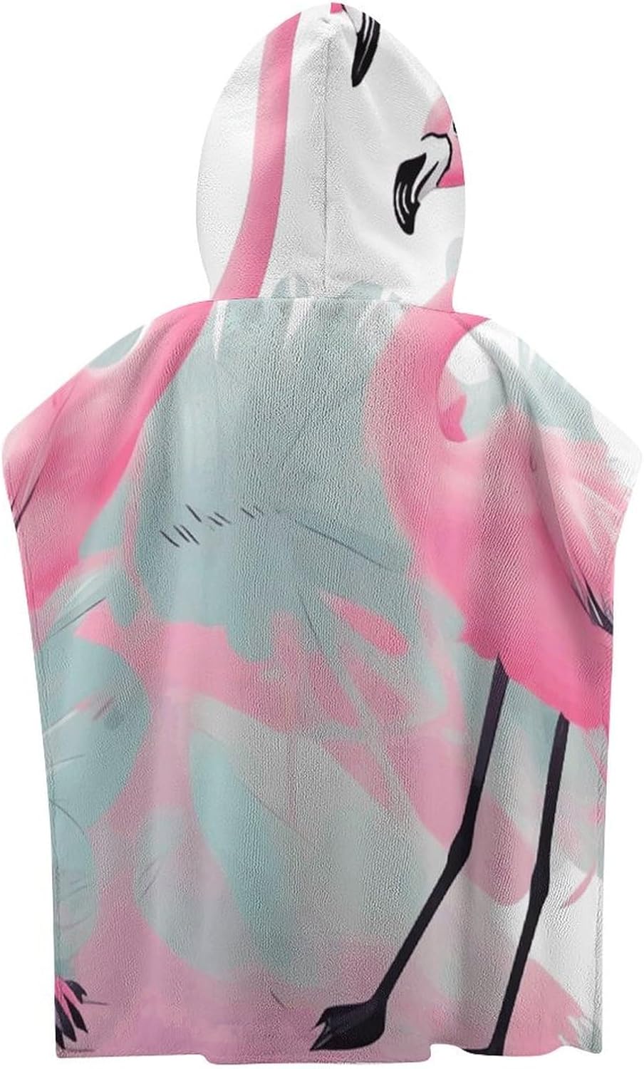 Love Flamingo Kids Hooded Bath Towel