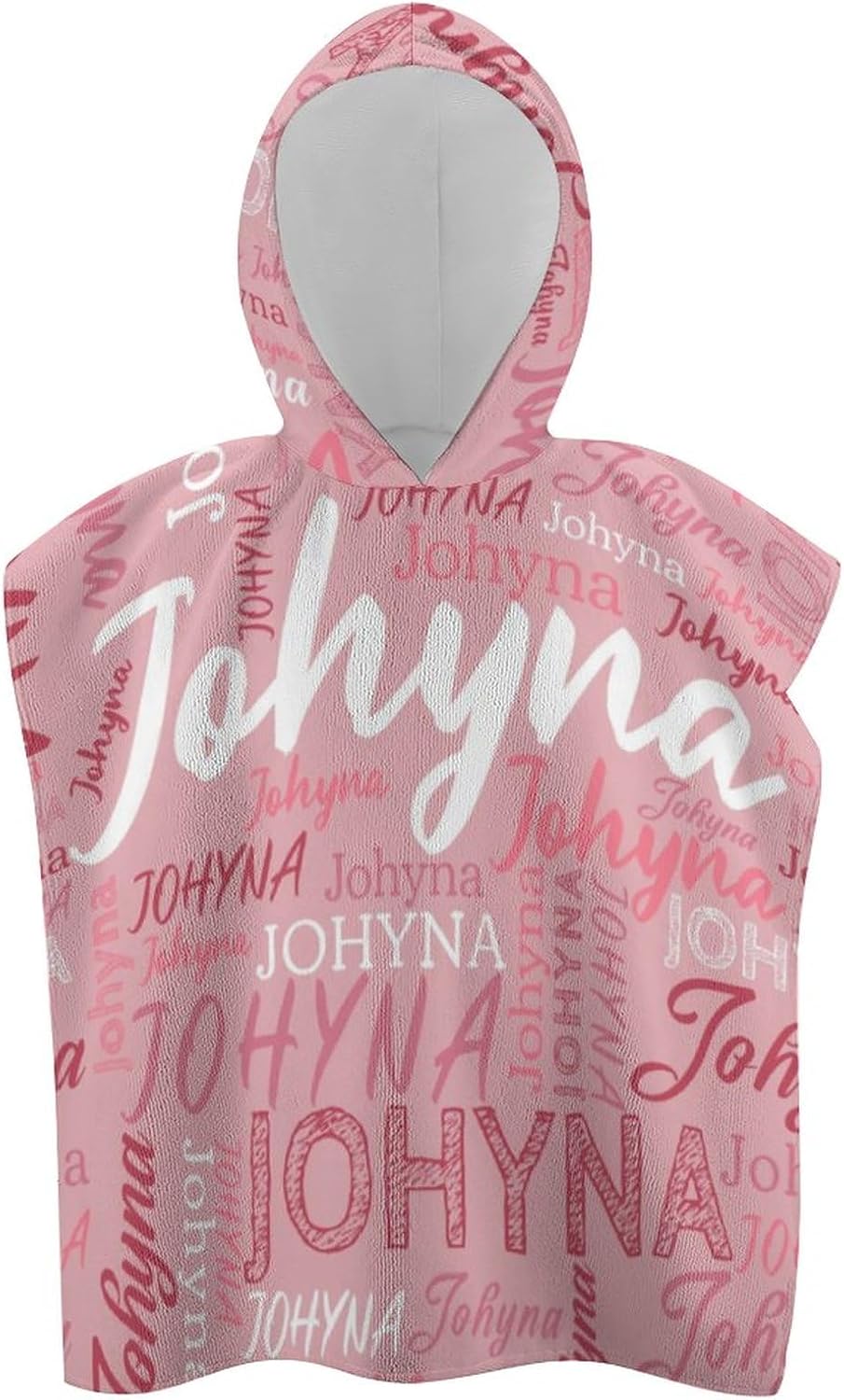 Custom Kids Hooded Towel with Name Personalized