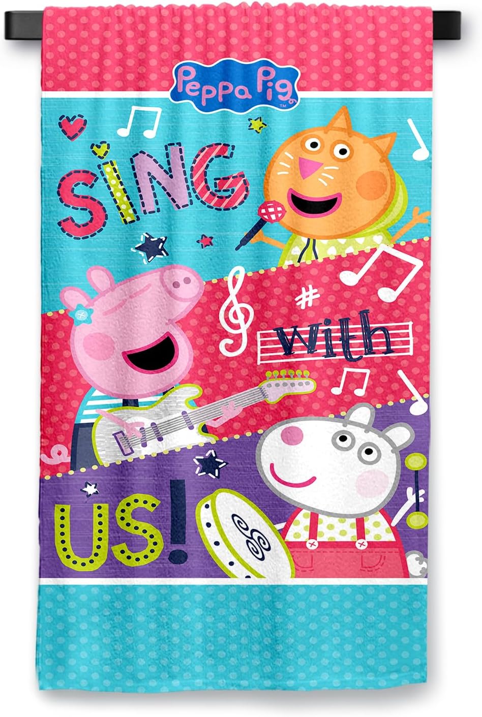 Sassoon Cotton Kids Bath Towel Pink 400 GSM
