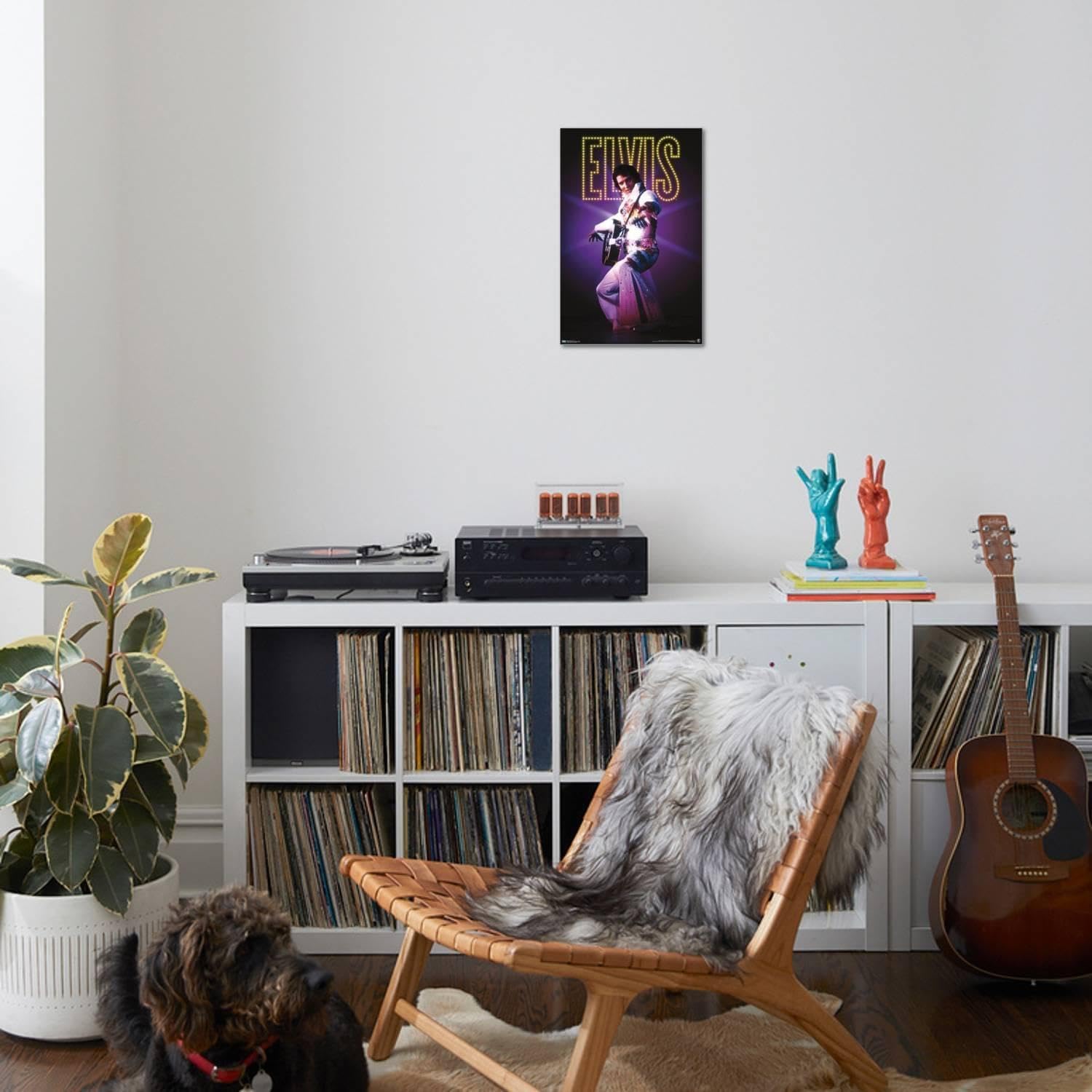 Trends International Elvis Presley Canvas Wall Poster