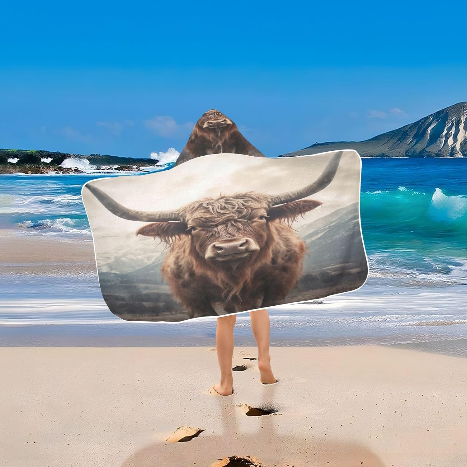 Kigai Hooded Towel for Kids - Soft and Reusable