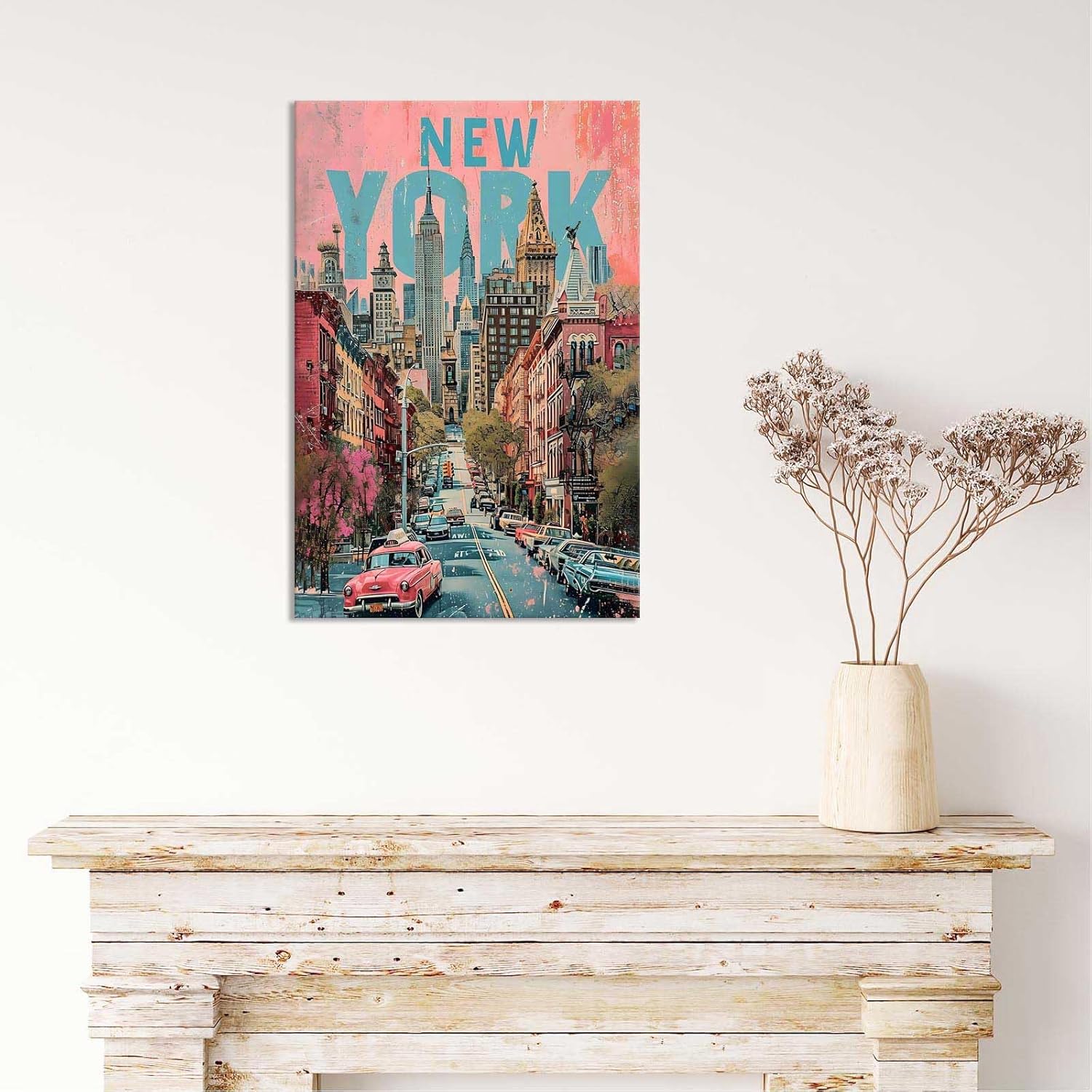 Venice Vintage Travel Poster 12x16in Framed