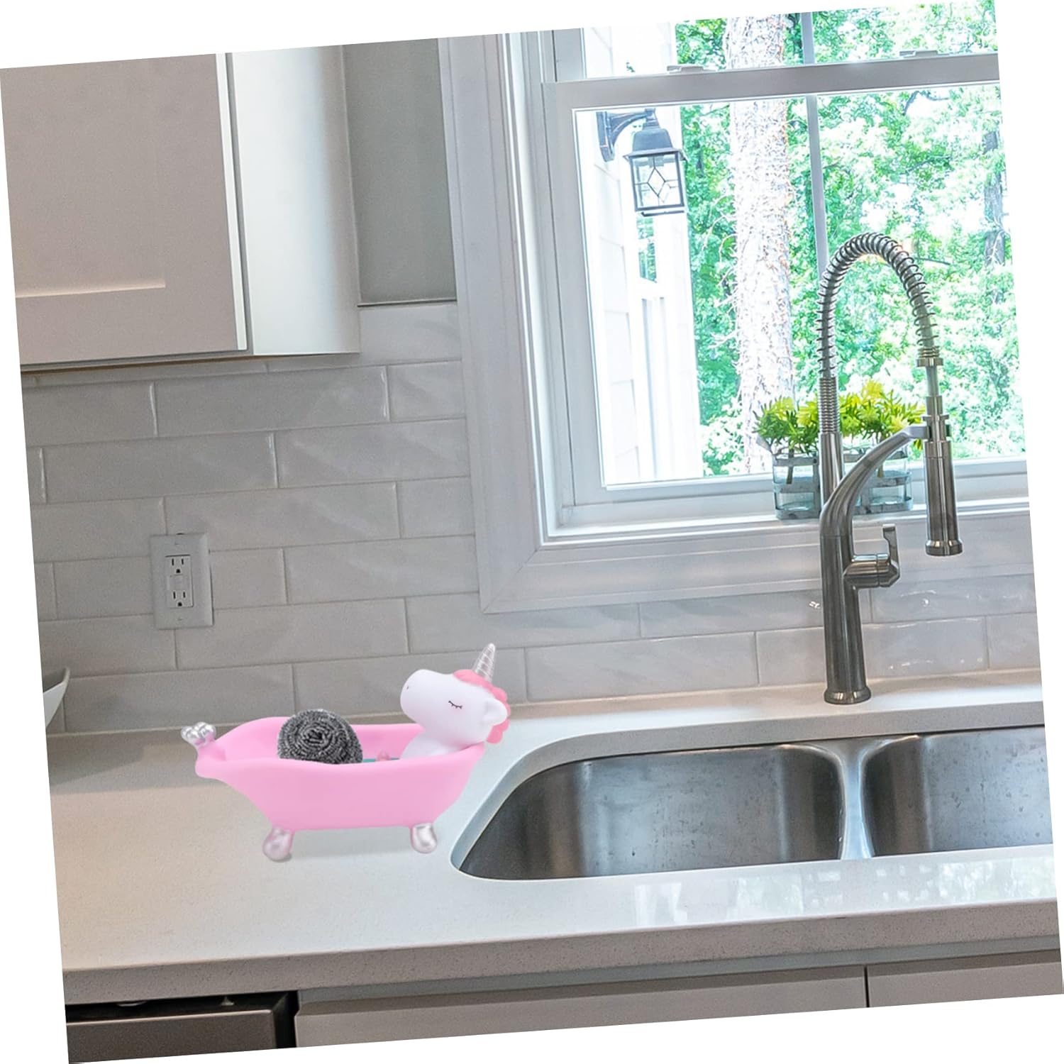 Adorable Unicorn Cartoon Soap Holder for Bathroom