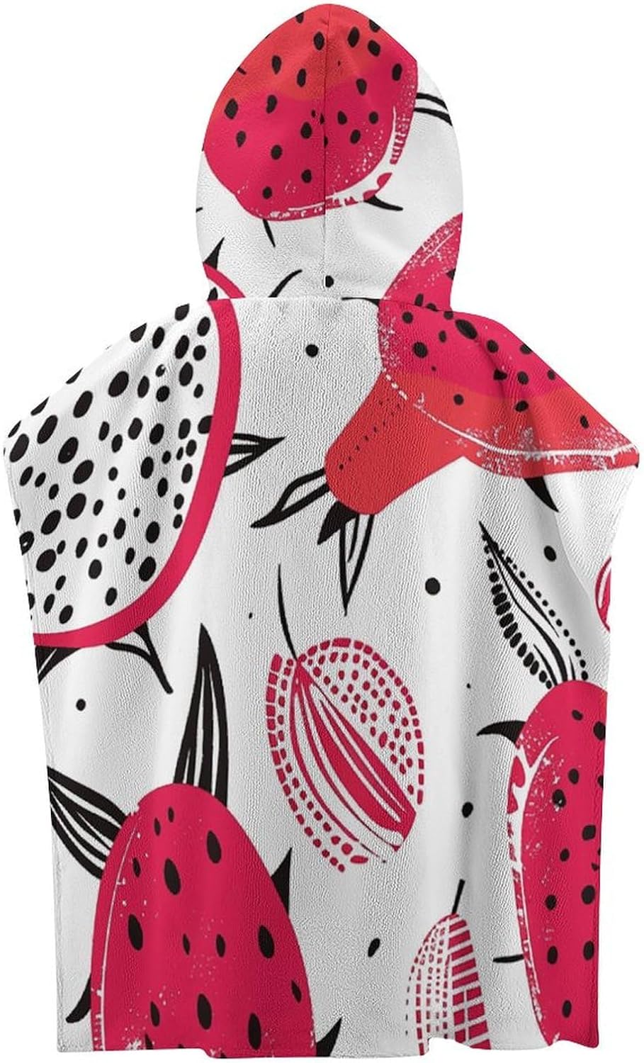 YTDRZ Dragon Fruit Pattern Kids Hooded Towel