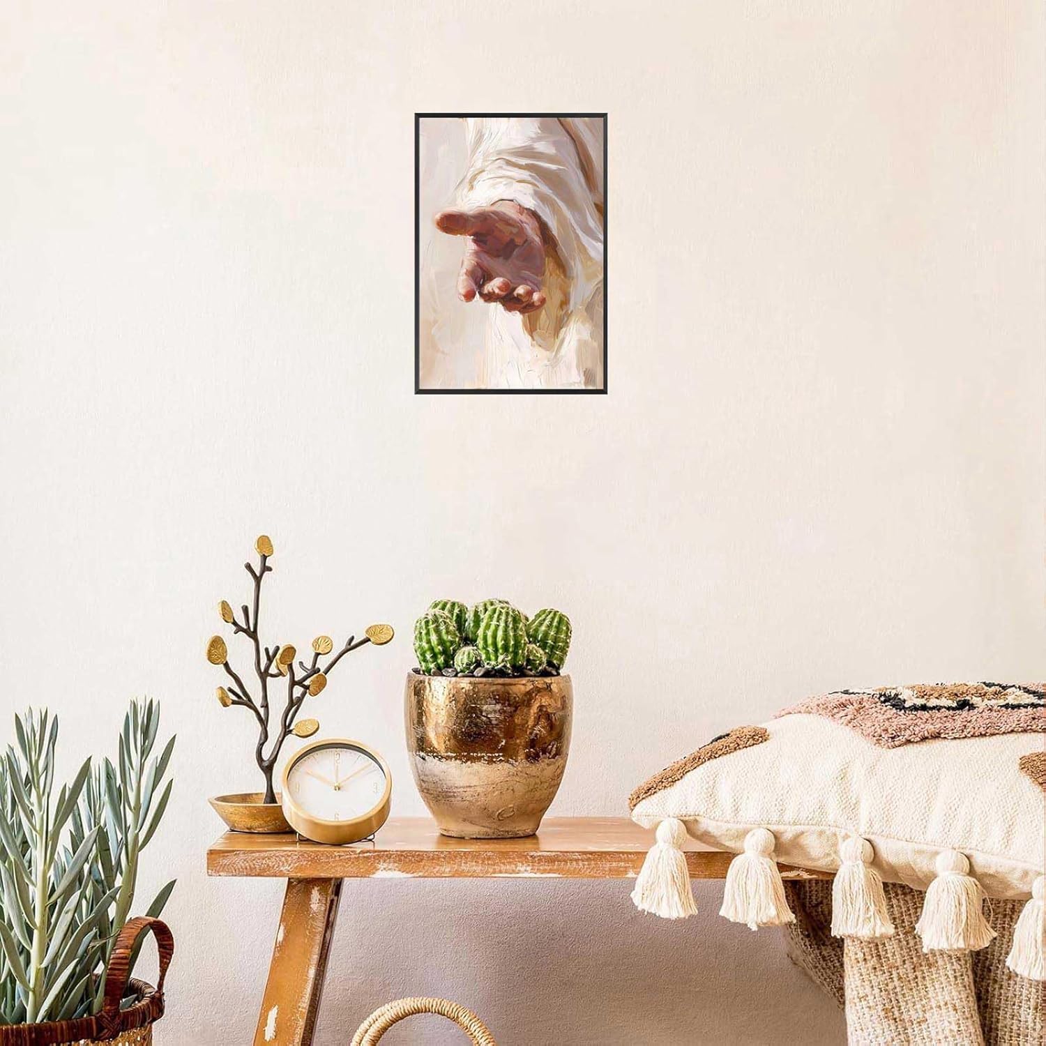Hand Of Jesus Divine Mercy Framed Poster 12x16in