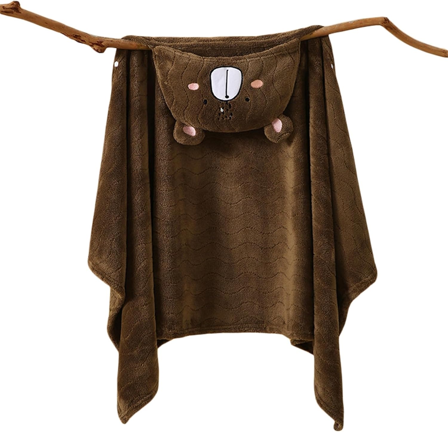 Kids Hooded Bath Towel Large Soft Quick Drying Animal Print