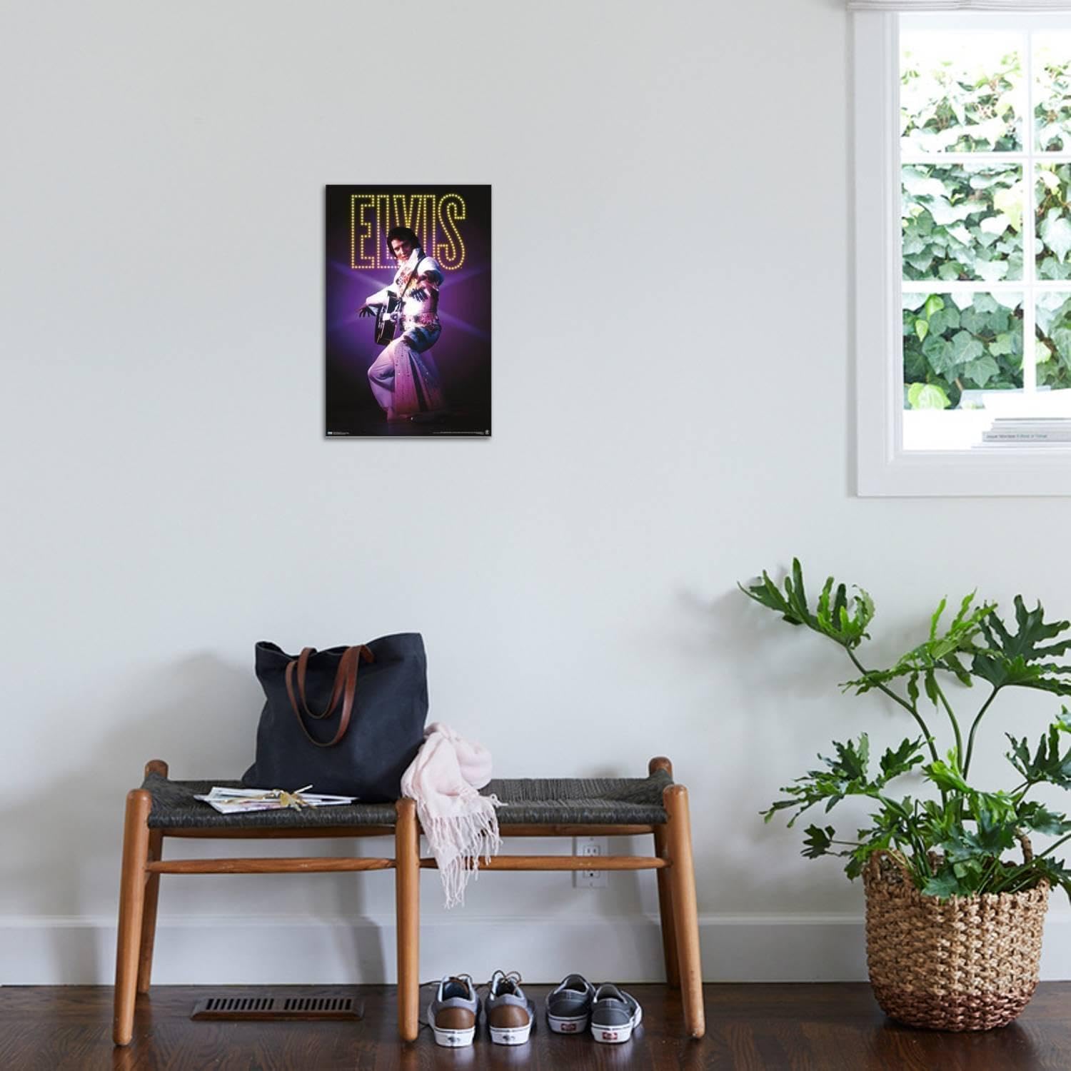 Trends International Elvis Presley Canvas Wall Poster