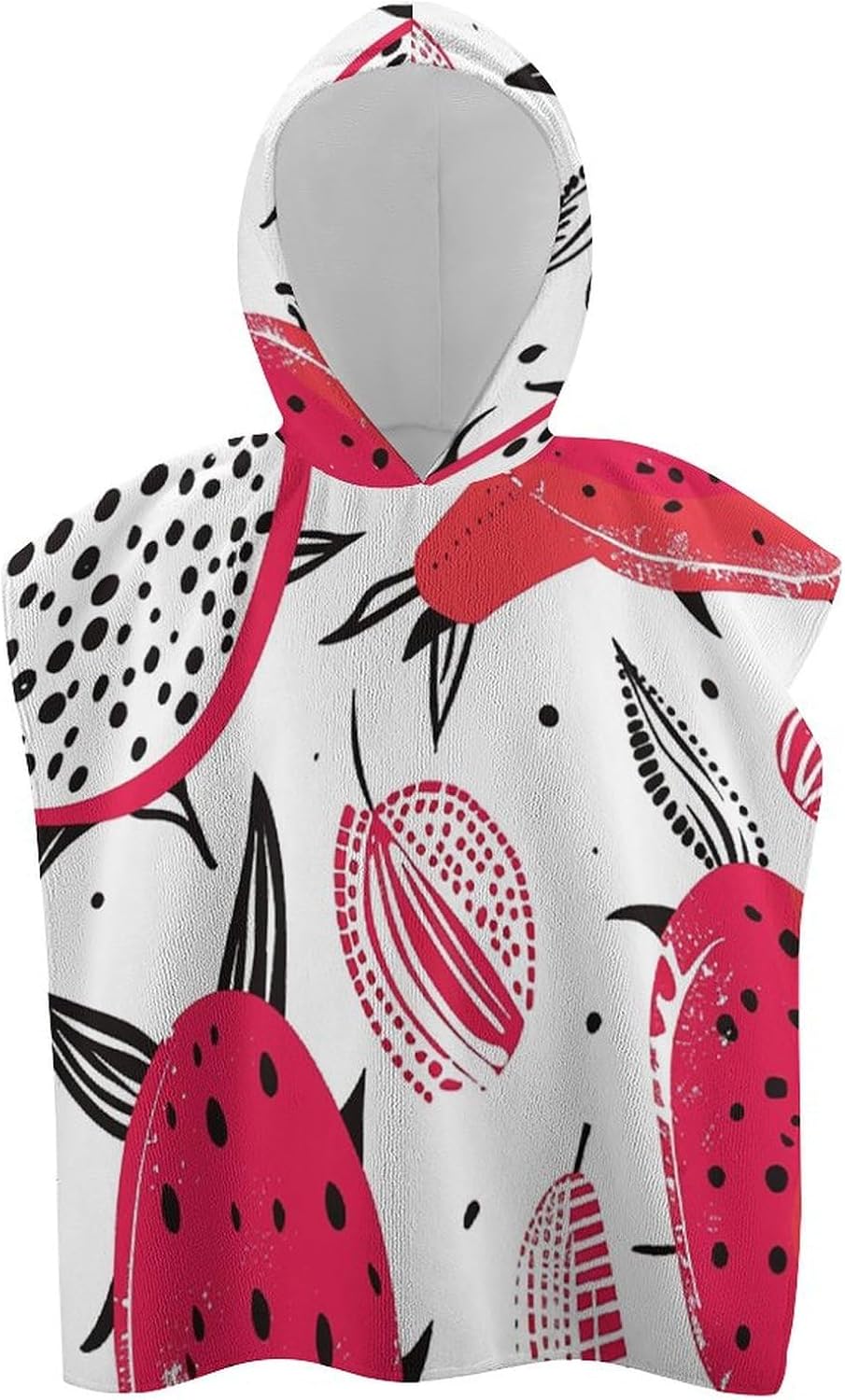 YTDRZ Dragon Fruit Pattern Kids Hooded Towel